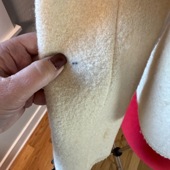 Vintage Knit Cardigan Carroll Reed Wool Cream Ivory Button Front Sweater 12 - Picture 6 of 10